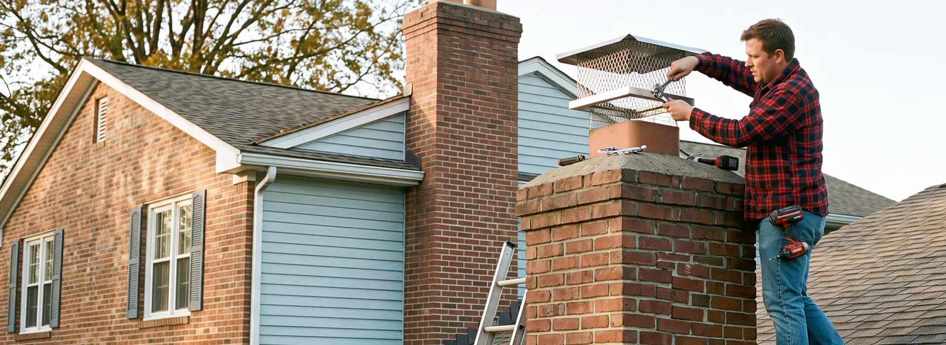 Chimney Spark Arrestor Installation in Middletown