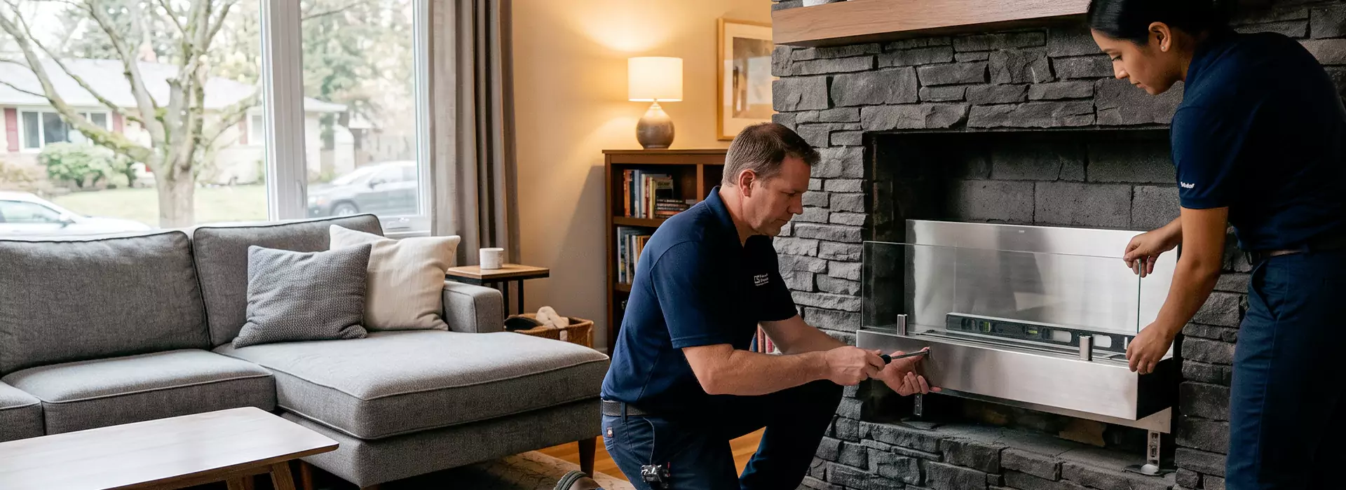 Ethanol Fireplace Installation in Middletown, NJ