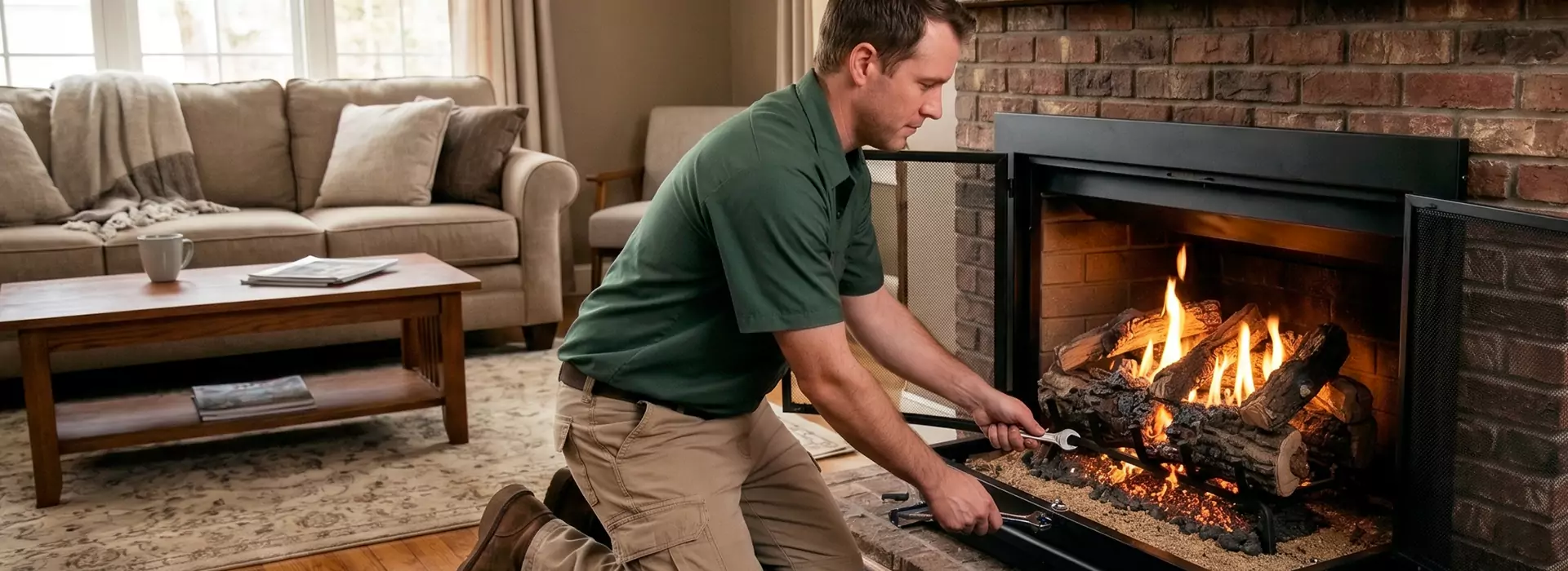 Gas Fireplace Logs in Middletown, NJ
