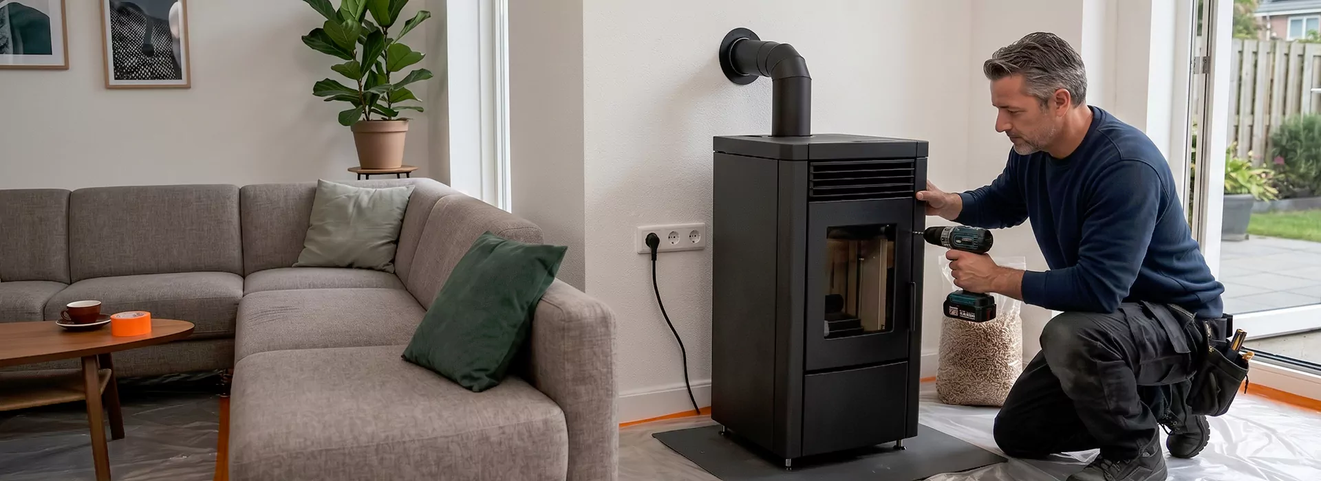 Pellet Stove Chimney Installation in Middletown, NJ