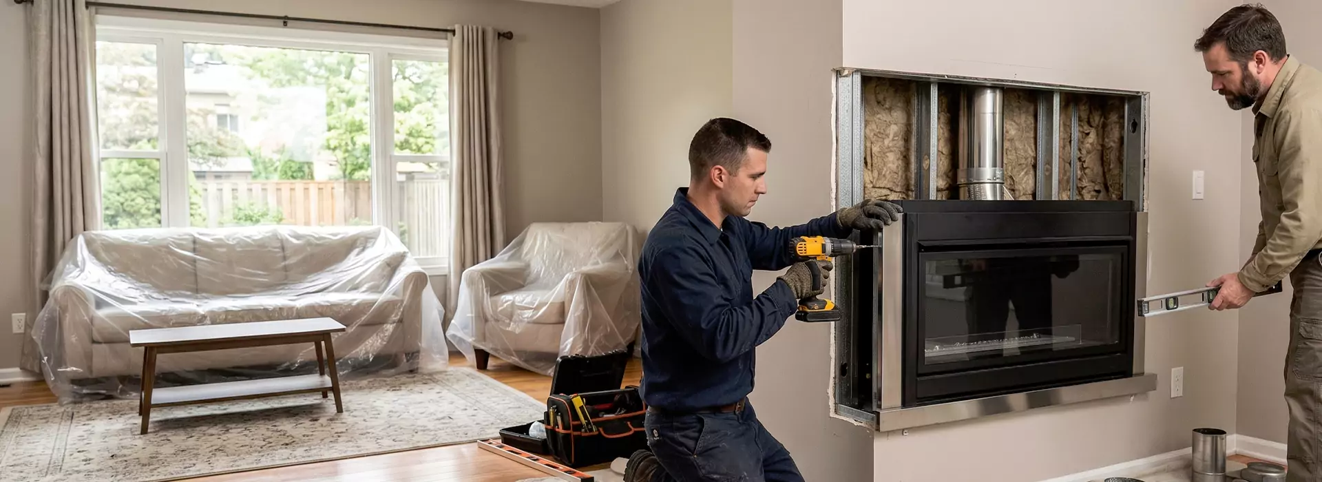 Prefabricated Fireplace Installation in Middletown, NJ