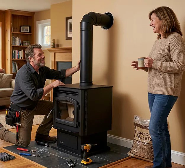 Certified Pellet Fireplace Installation Company: Your Local Pellet Stove Fitting Team in Middletown, NJ