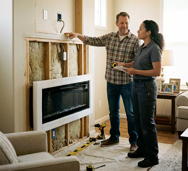 Why Middletown, NJ Homeowners Choose Our Electric Fireplace Installation Team?