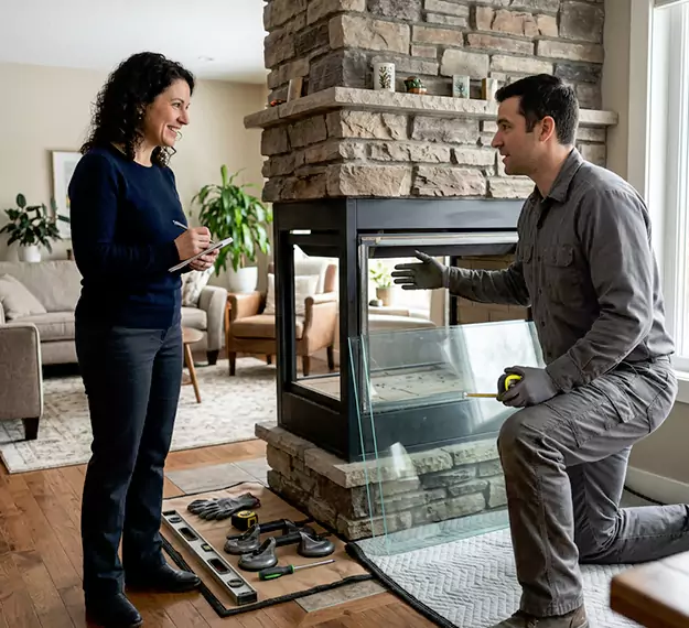 Certified Fireplace Glass Installation Company: Your Local Fireplace Glass Door Installer in Middletown, NJ