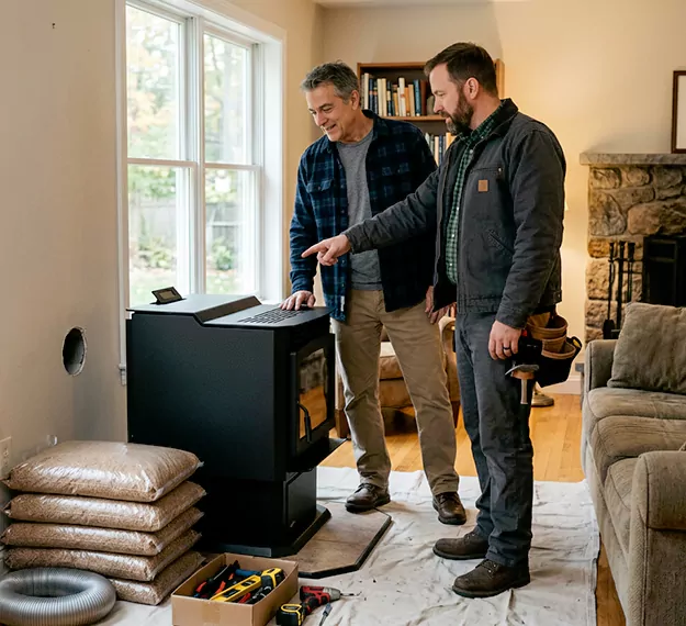 Why Middletown Homeowners Choose Our Pellet Fireplace Installation Team?