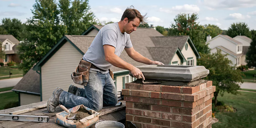 Stone Chimney Crown Installation Middletown
