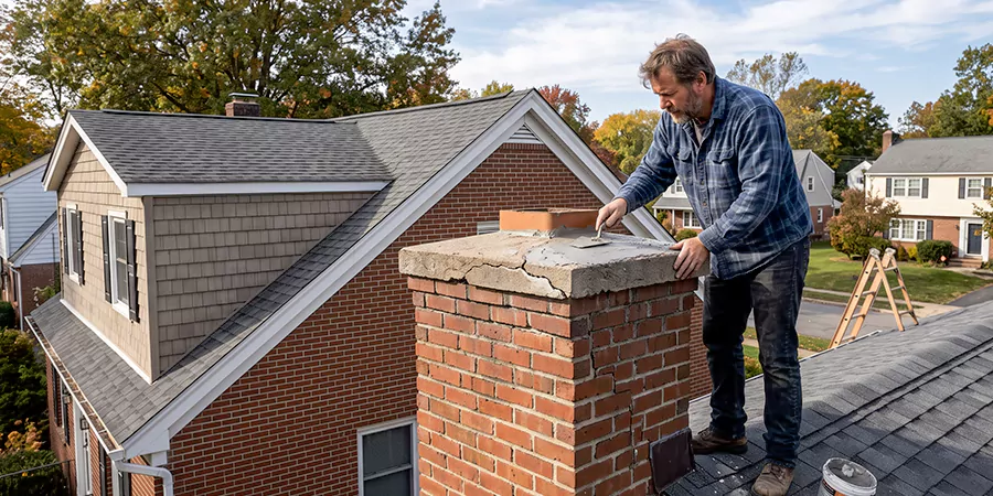 Brick Chimney Crown Repair Middletown