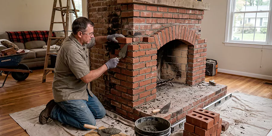 Rebuild Stone Fireplace Middletown