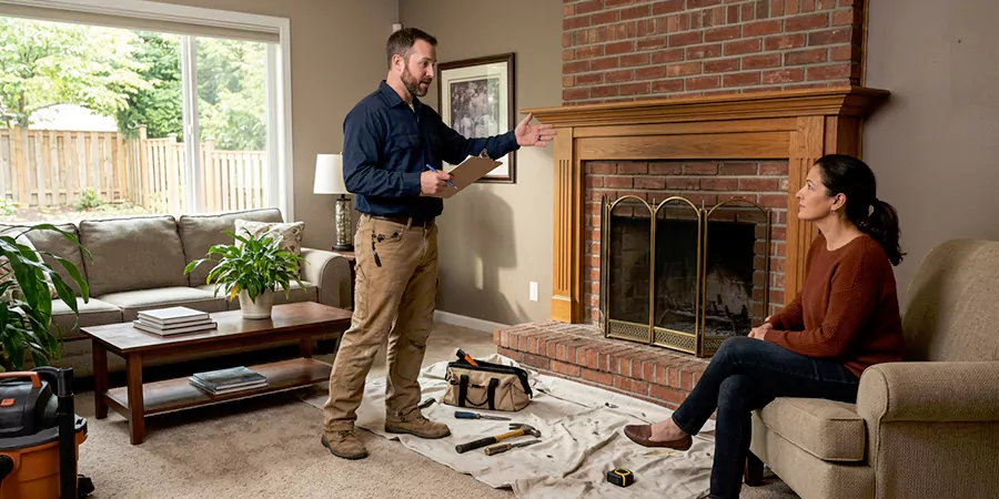 Fireplace and Chimney Removal Service Middletown