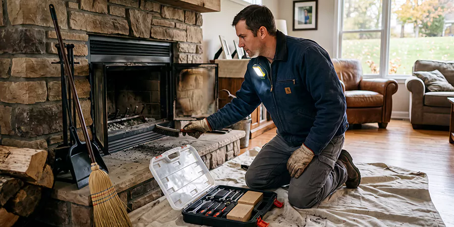 Wood Fireplace Repair in Middletown